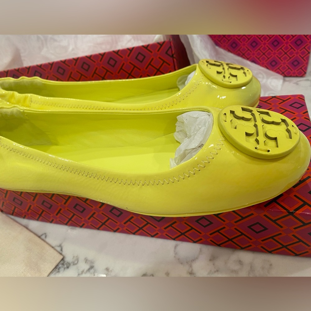 NWT! Authentic Tory Burch Minnie Ballet Flats - Picture 9 of 10